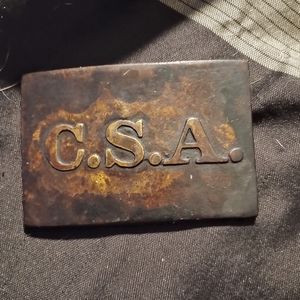 Confederate State Belt buckle